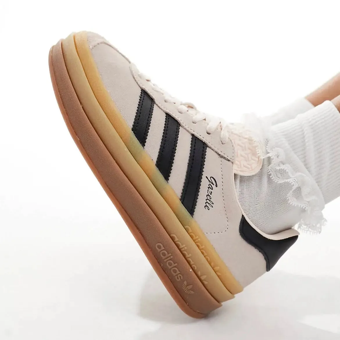 Adidas Gazelle Bold Wonder Quartz Black Gum
