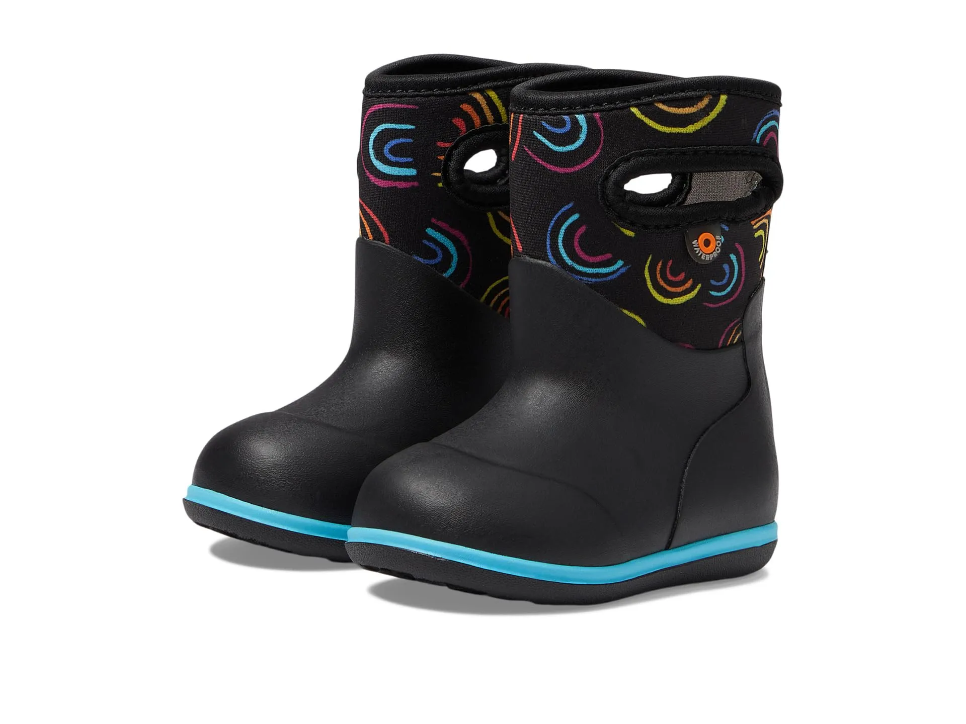 Boots Bogs Kids Baby Classic Wild Rainbows (Toddler)