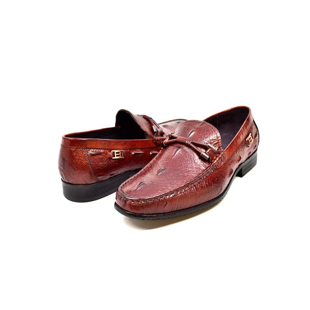British Walkers Leon Men's Leather Slip On Loafers