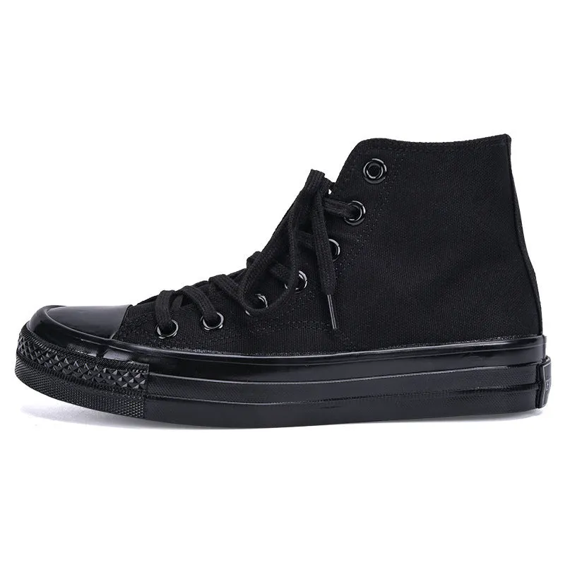Comfortable Women's Twilight Carbon Black Canvas Shoes