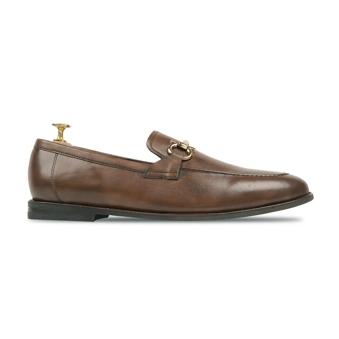 ESSEN - BROWN PATINA LOAFER
