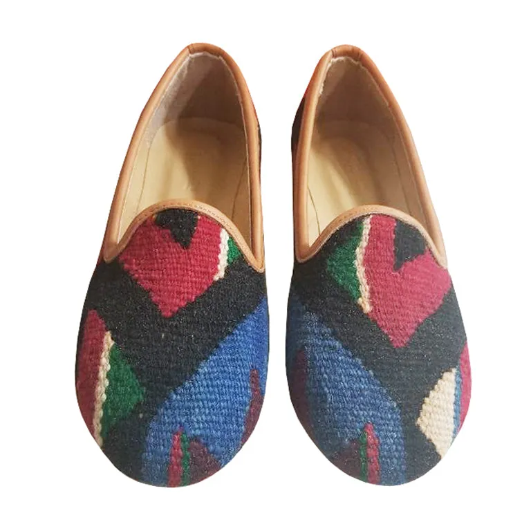 Handwoven Wool Kilim Women's Loafer (Bibi) Size 41 (11)