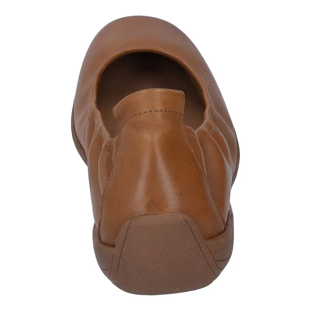 Josef Seibel Fenja 01 Ladies Camel Brown Leather Slip on Shoes
