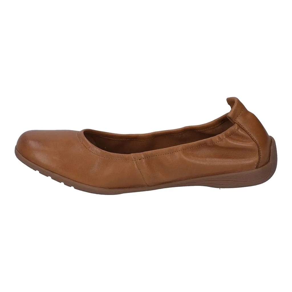Josef Seibel Fenja 01 Ladies Camel Brown Leather Slip on Shoes