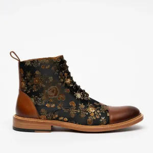 Men's Flat Martin Boots British Style Vintage aAkle Boots Shoes