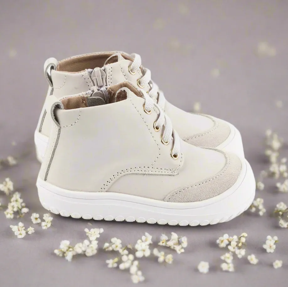 Play Perfect Bone High Top {Premium Leather}