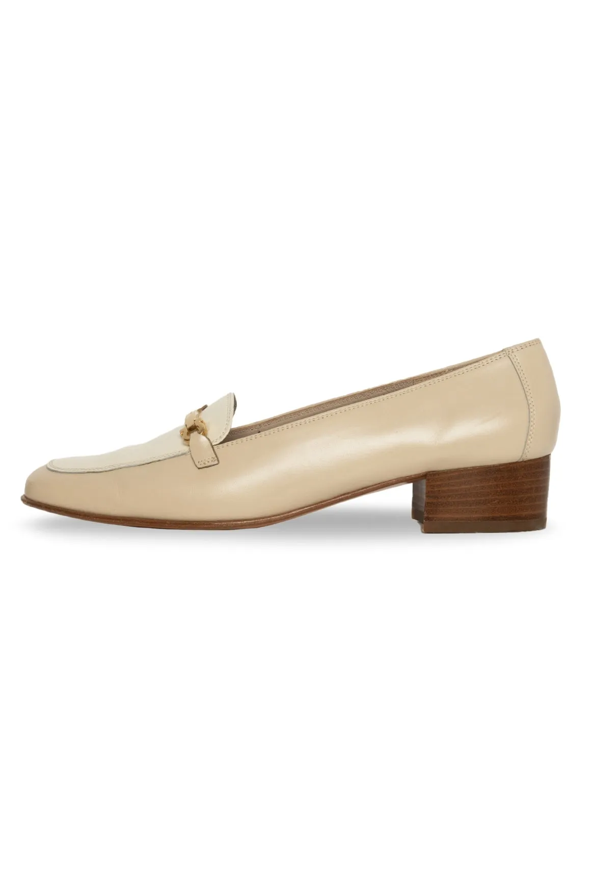 Salvatore Ferragamo Size 7.5 Block Heel Horsebit Loafers