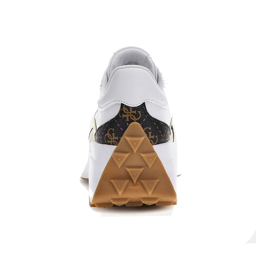 Scarpe Donna GUESS Sneakers White - Brown Linea Calebb