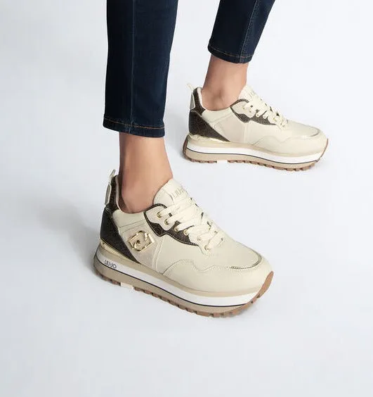 SNEAKERS DETTAGLI LOGO A CONTRASTO