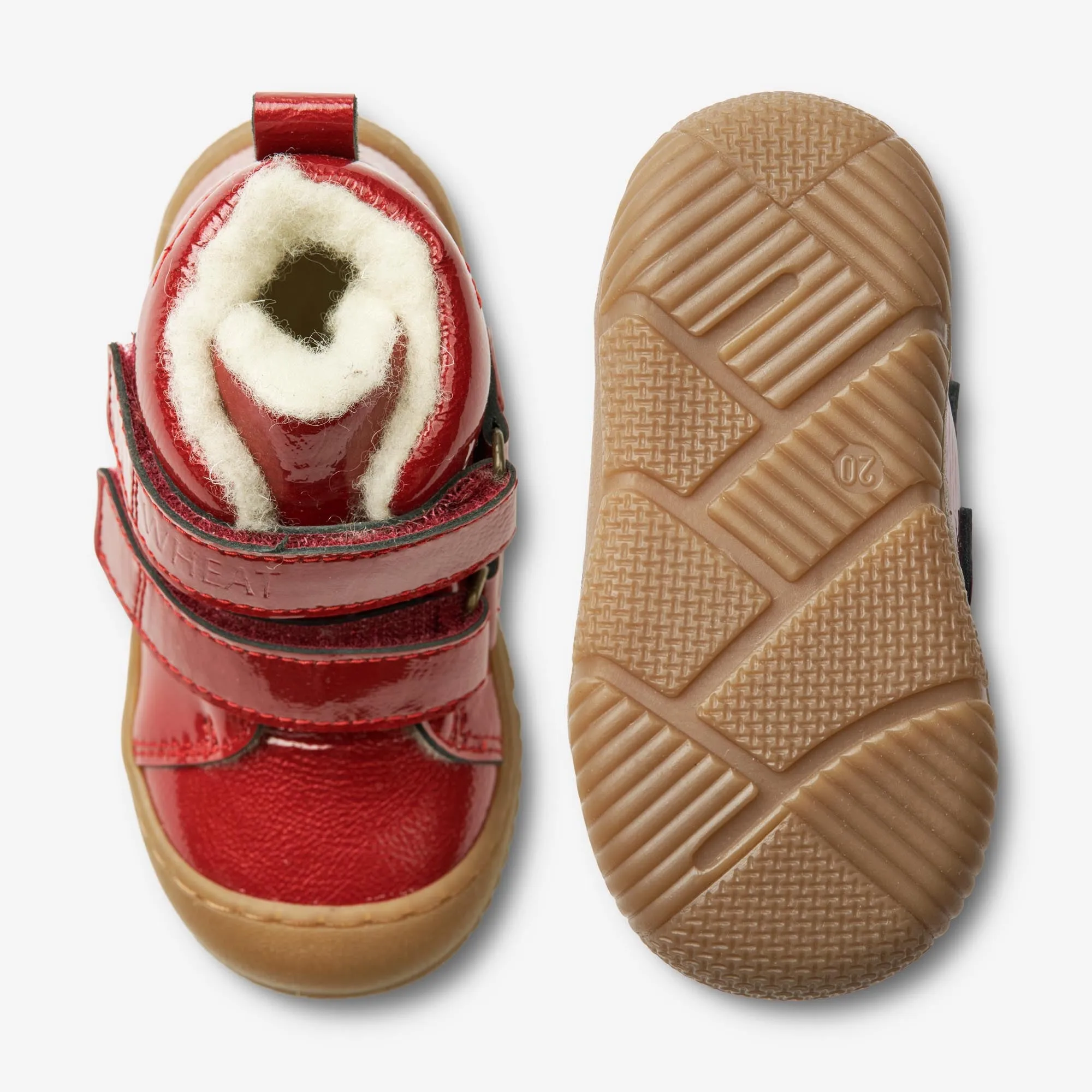 Snugga Wool Patent | Baby - red