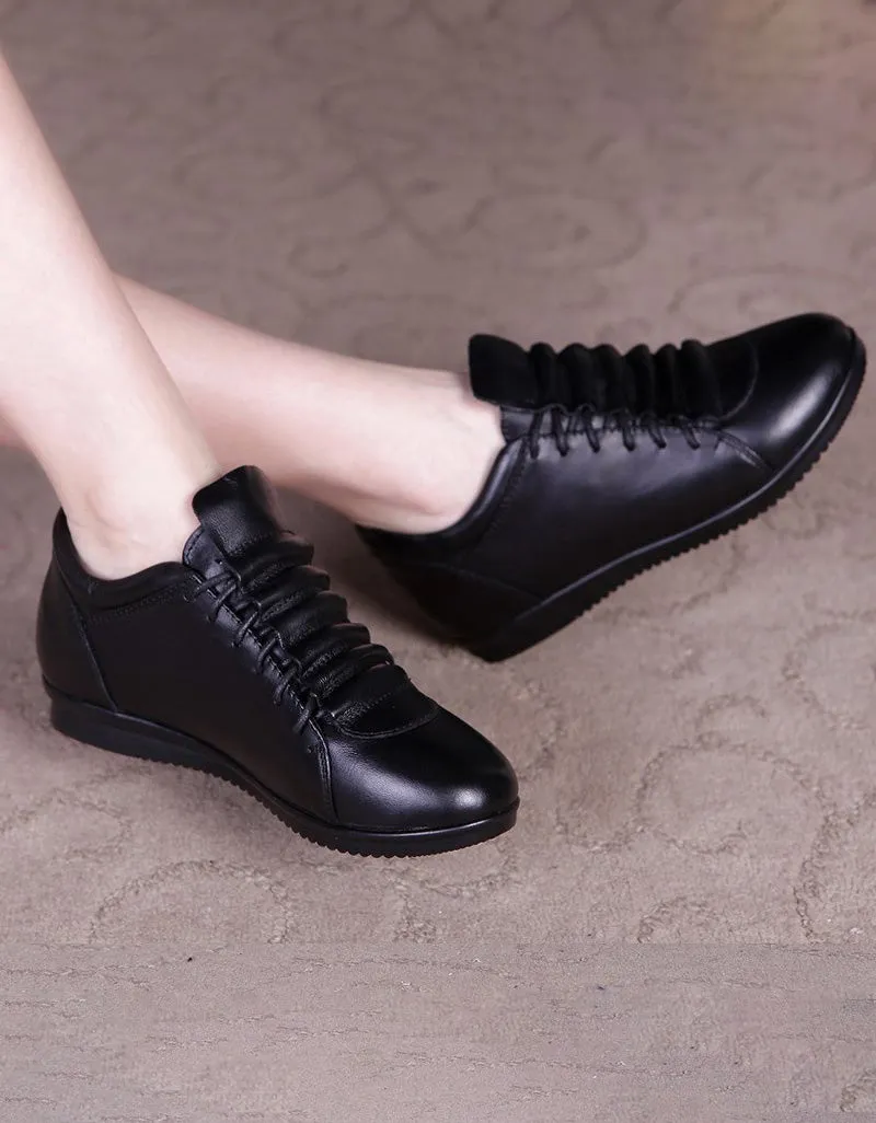 Spring Soft Leather Comfortable Women's Shoes