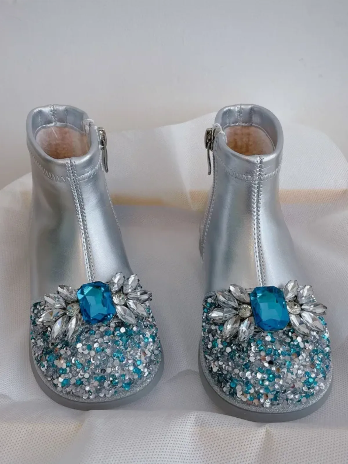 Walk With Elegance Jewel Boots By Liv And Mia