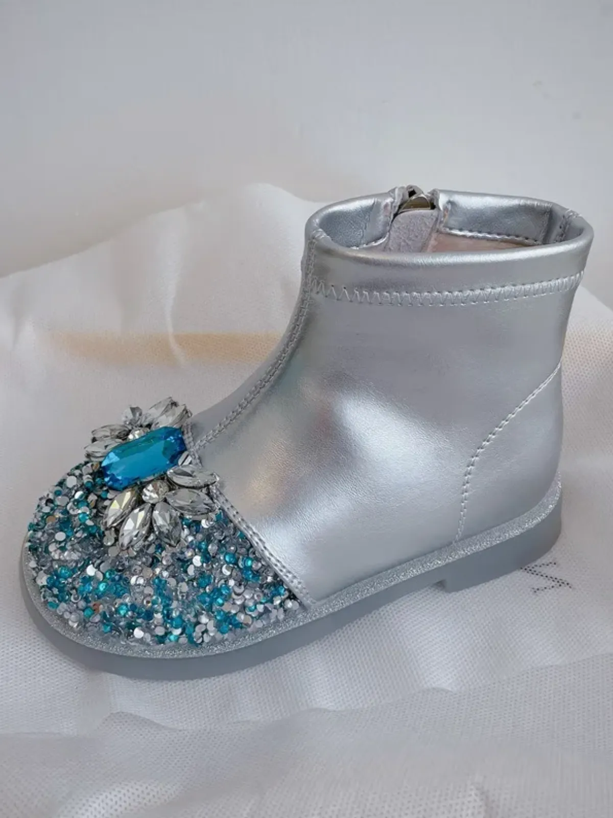 Walk With Elegance Jewel Boots By Liv And Mia