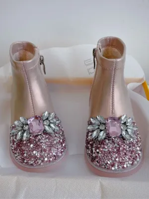Walk With Elegance Jewel Boots By Liv And Mia